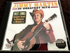 JIMMY MARTIN 20 Greatest Hits CD  Greatest Bluegrass Vocals  Jimmy Martin OOP picture