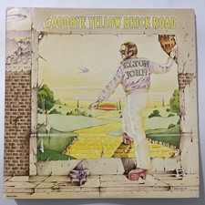Elton John-Goodbye Yellow Brick Road,Vinyl LP 1973 US 1st PRESS,Trifold,Terre picture