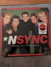 NEW NSYNC Home for Christmas 2 LP Opaque Green Vinyl Target Exclusive Lot of 2 picture