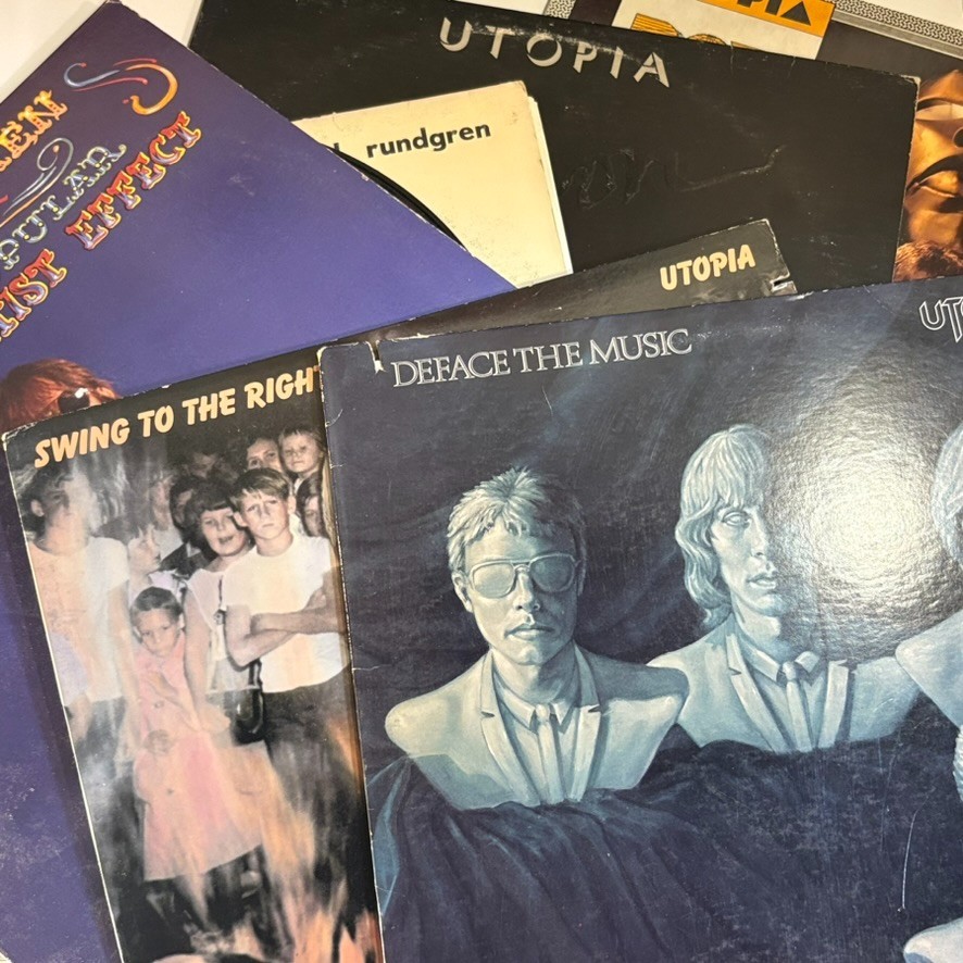 Todd Rundgren Utopia Vinyl Record Lot 6 LP Deface The Music Swing To The Right