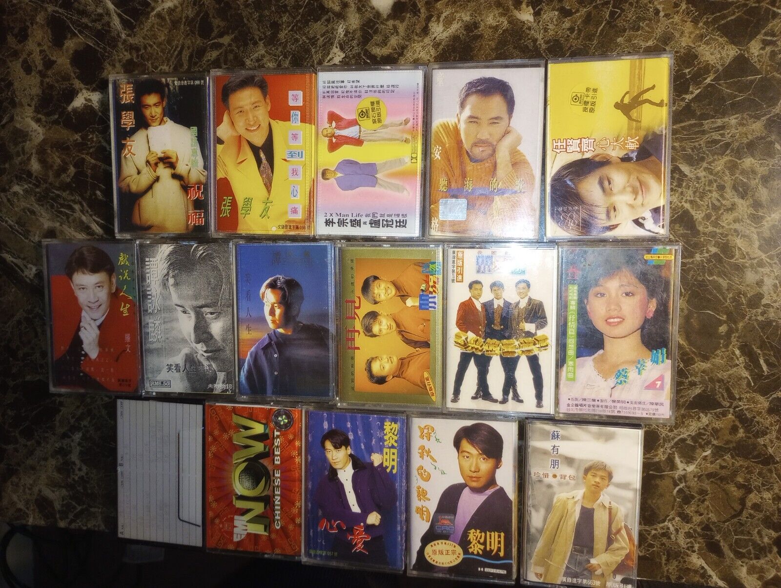Rare Alan Tam 譚詠麟 1980s 90s Lot Of Cassettes Malaysia Chinese Cantopop Mandopop