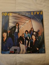 10 CC LIVE Vintage Vinyl  2 LP -- RECORDS EX NEVER PLAYED- Cover OK Has Wear picture
