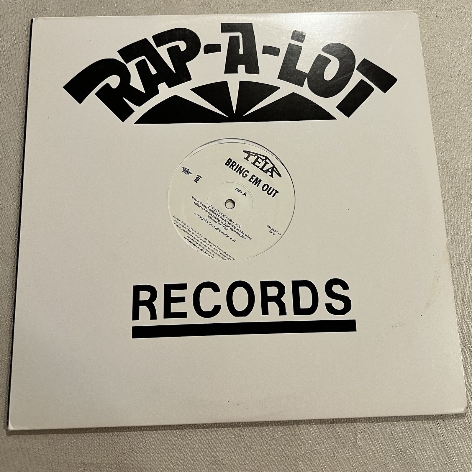 TELA + TOO $HORT - BRING EM OUT / B.I.G.P.I.M.P.S.I.S.I. (12\