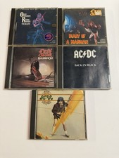 Lot of 5 Ozzy Osborne and AC DC CD's Back In Black, Dairy Of A Madman & More picture