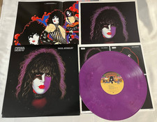 KISS Paul Stanley LP PURPLE Vinyl 180G 40th Anniv 2018 Solo Boxset Poster Litho picture