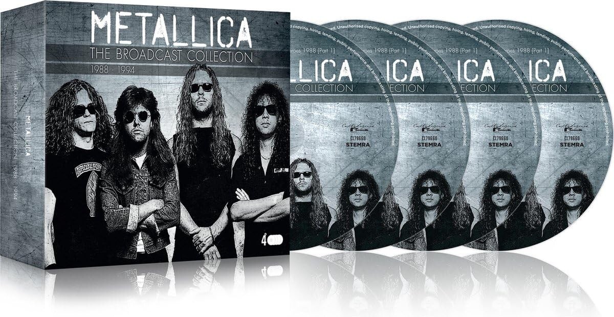 Metallica – The Broadcast Collection 1988 - 1994 4 CD Set - Compilation Album