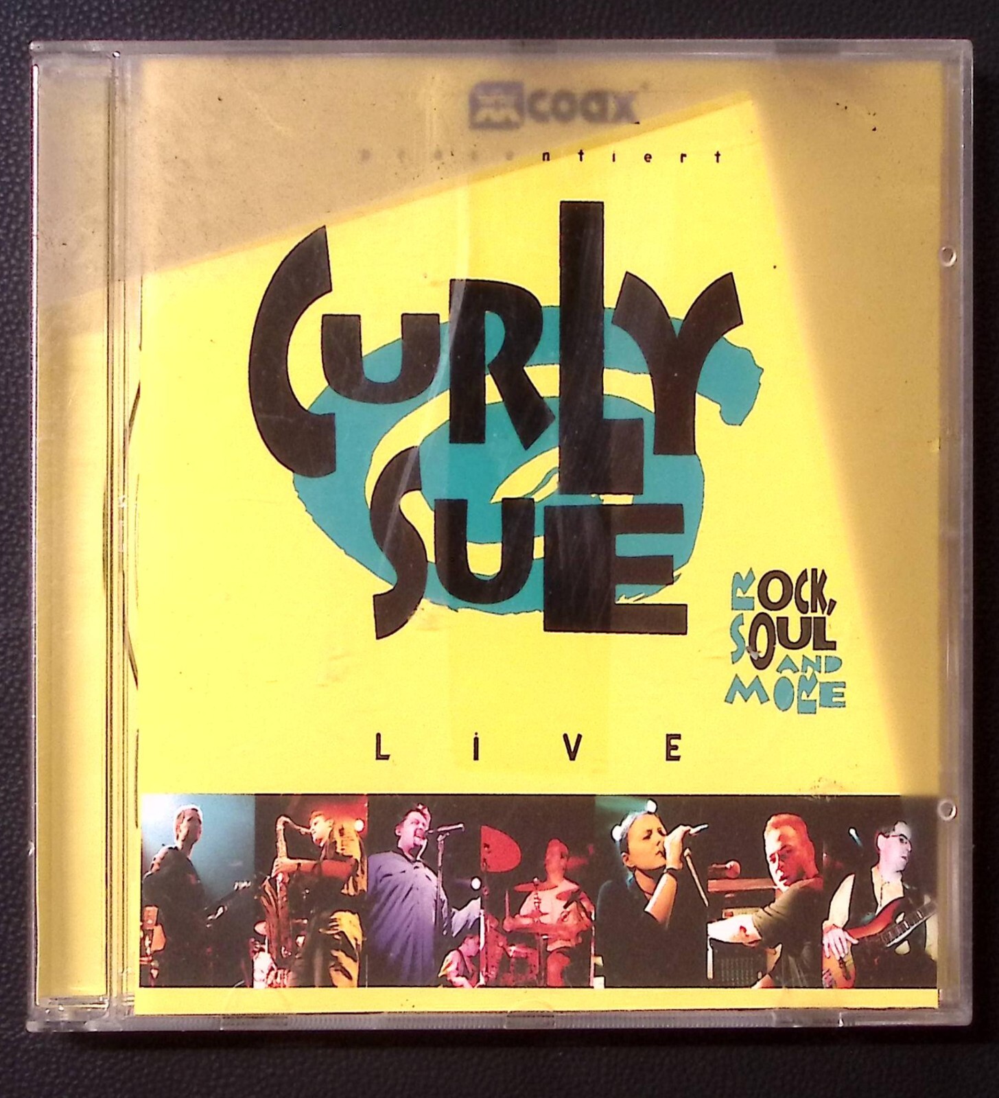 CURLY SUE  LIVE  NEW LINE RECORDS  1997 GERMAN ROCK  CD 1204