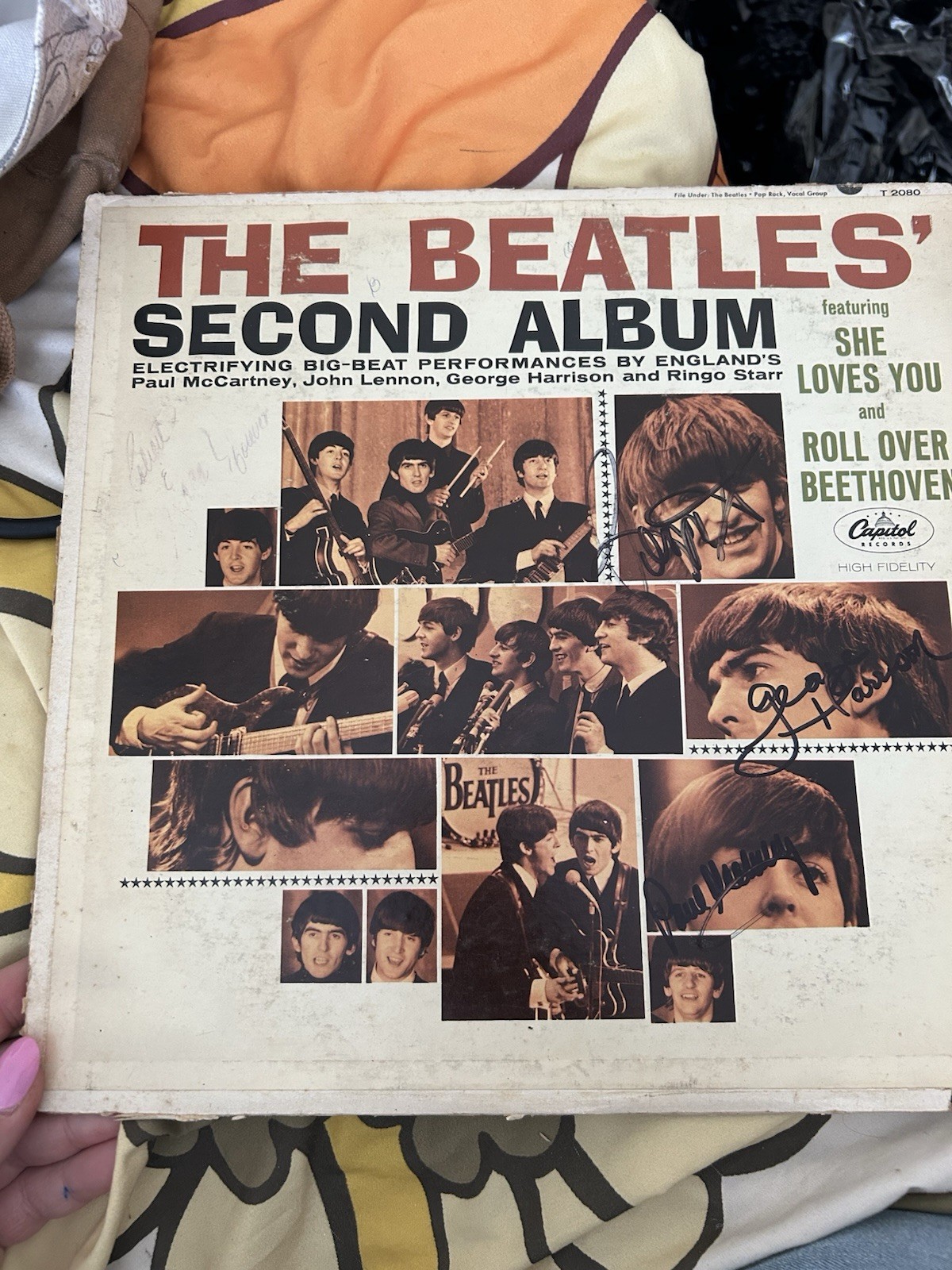 The Beatles Second Album AUTOGRAPHED WITH COA