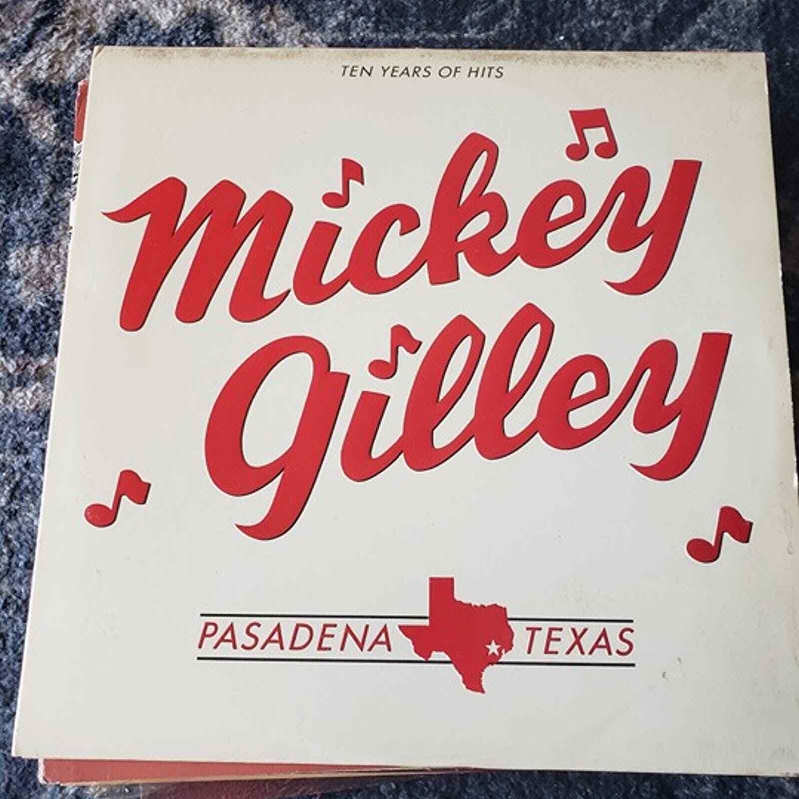 Mickey Gilley Vinyl Record Pasadena Texas Ten Years of Hits (2P 7688)