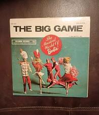 Vintage 1965 Barbie doll 33 1/3 Rpm Record The Big Game  picture