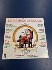 Popular Christmas Classics Vinyl Record 1977 Capitol SL-8100 Nat King Cole + picture