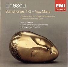 ENESCU: Symphonies 1-3 / Vox Maris; Lawrence Foster (CD, 2005, 2 Discs, EMI) picture