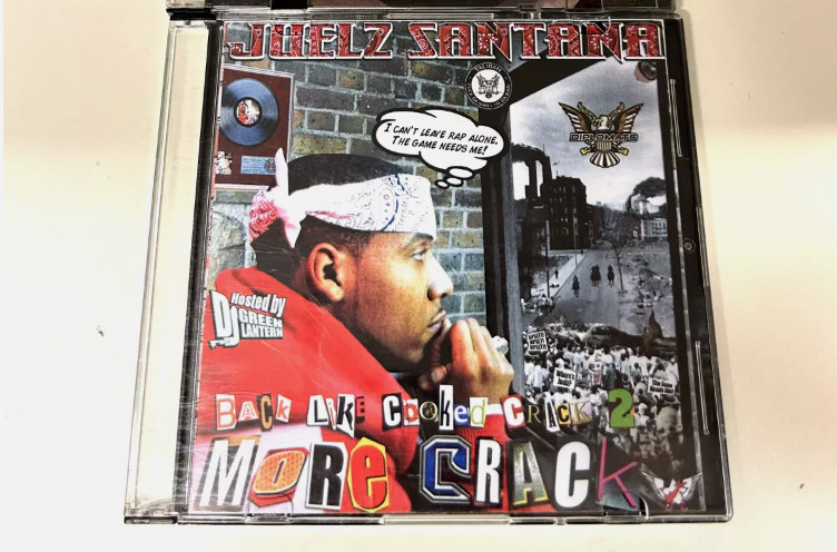RARE JUELZ SANTANA BACK LIKE COOKED 2 MORE CRACK DIPSET DIPLOMATS MIXTAPE MIX CD