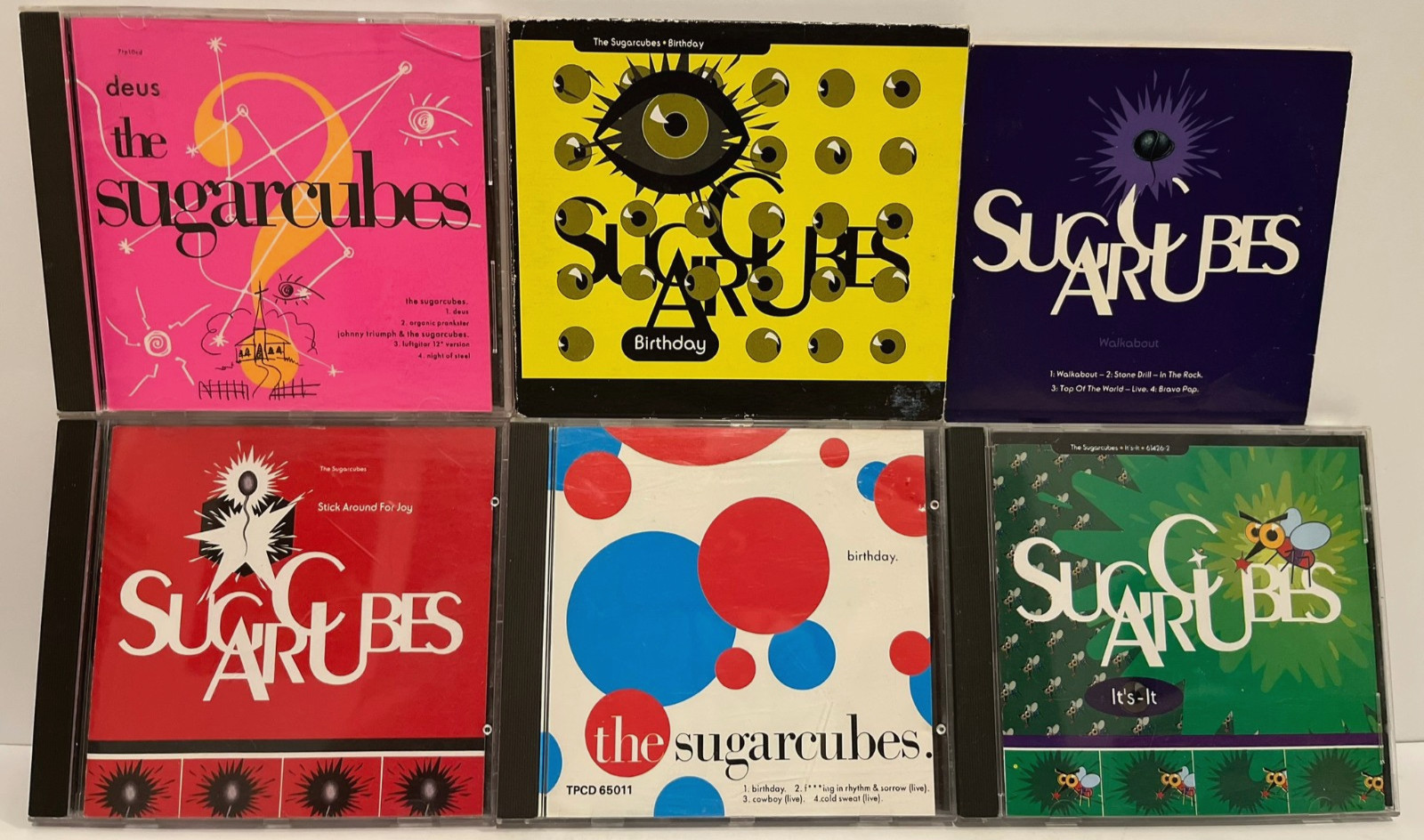 SUGARCUBES Lot Of (6) (See Pics) - Compact Disc CD - EX