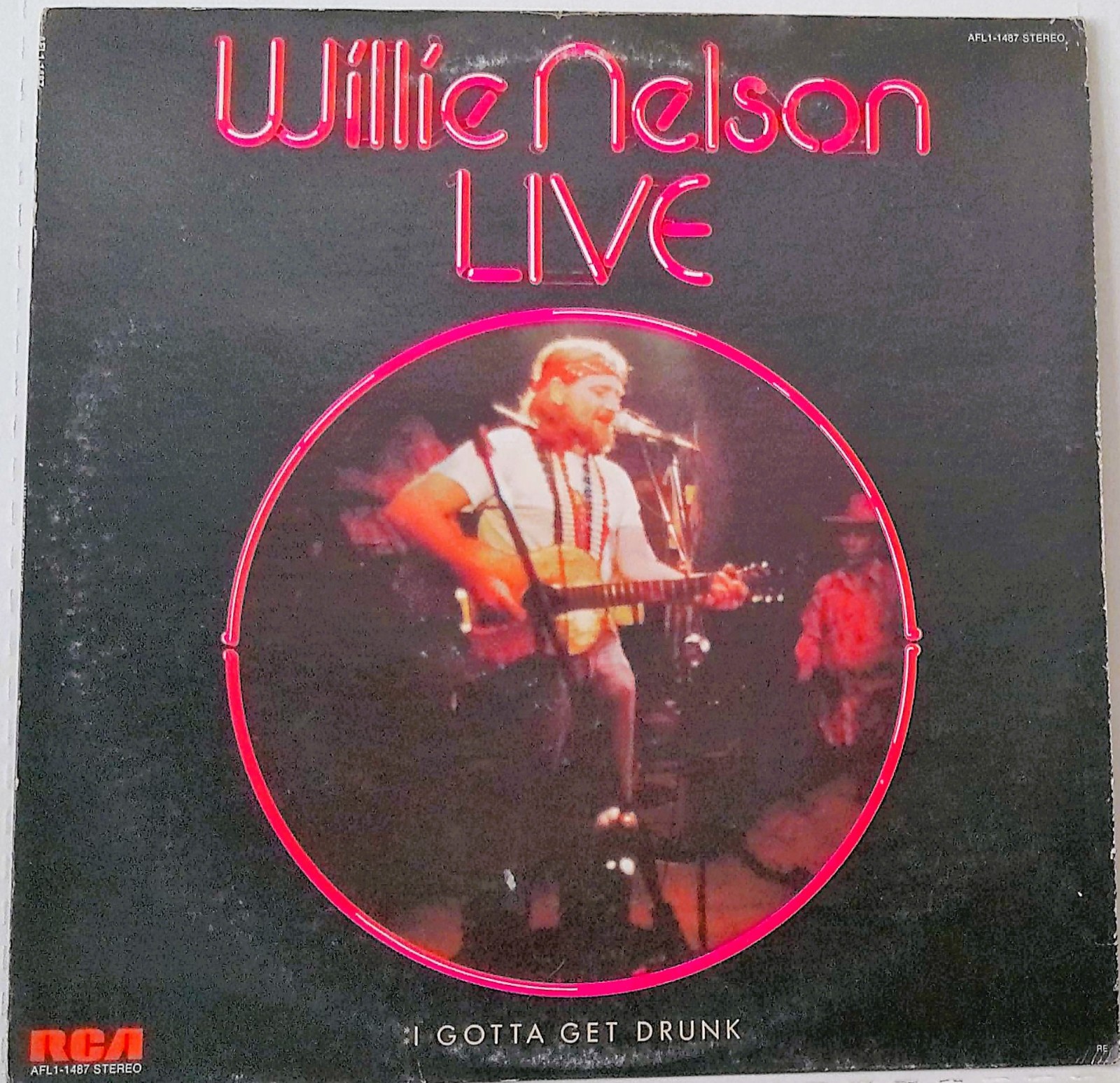 Willie Nelson ‎– Willie Nelson Live NM Vinyl LP Repress Compilation Country Live