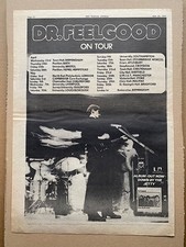 DR FEELGOOD DOWN BY THE JETTY ON TOUR (B) POSTER SIZED original music press adve picture