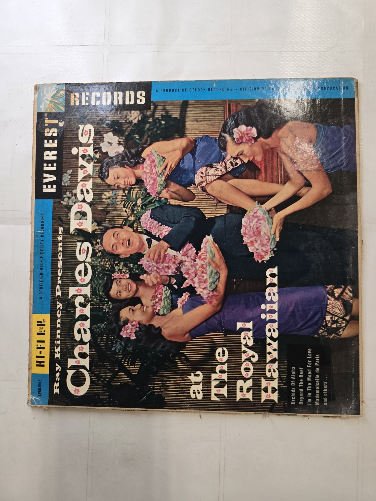 Charles K.L. Davis - At The Royal Hawaiian Vinyl LP (1959, Everest LPBR-5015)
