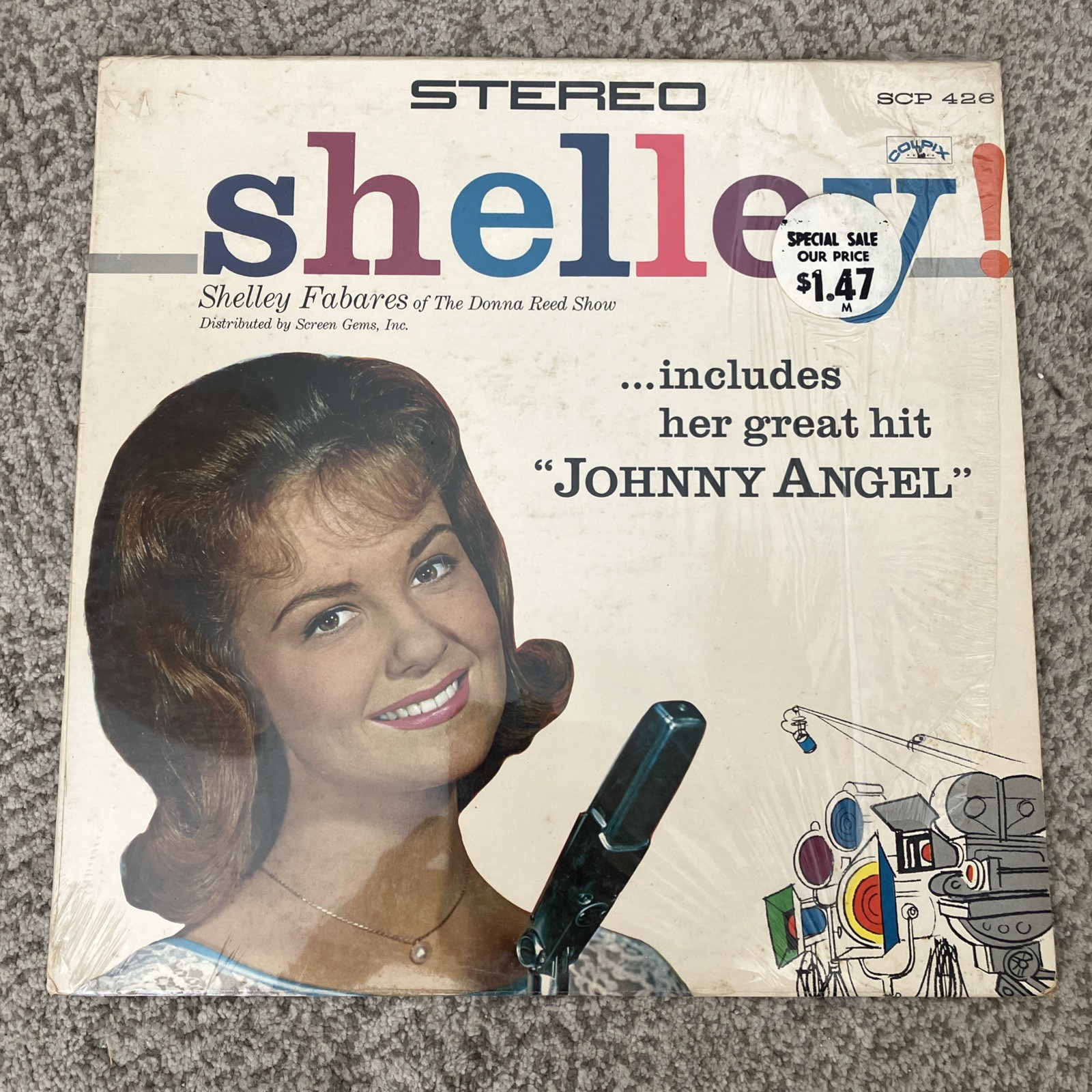 SHELLEY FABARES SHELLEY INSANELY RARE ORG 1962 STEREO TEEN POP COLPIX in Shrink