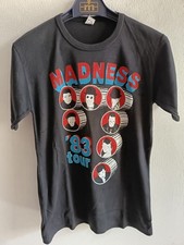 Vintage T-Shirt  MADNESS  U.K. Tour 83  ,  taglia M picture
