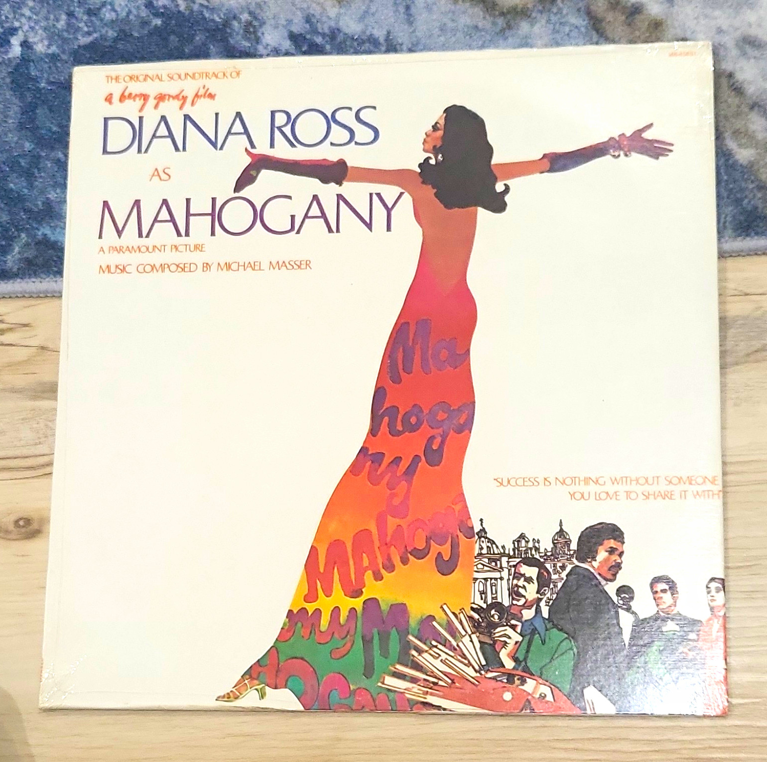 Motown Diana Ross Mahogany Original Soundtrack Michael Masser Vinyl LP 12