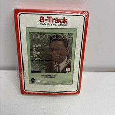 Vintage Capitol Records 8-track tape, Nat King Cole, Love Is Here To Stay picture