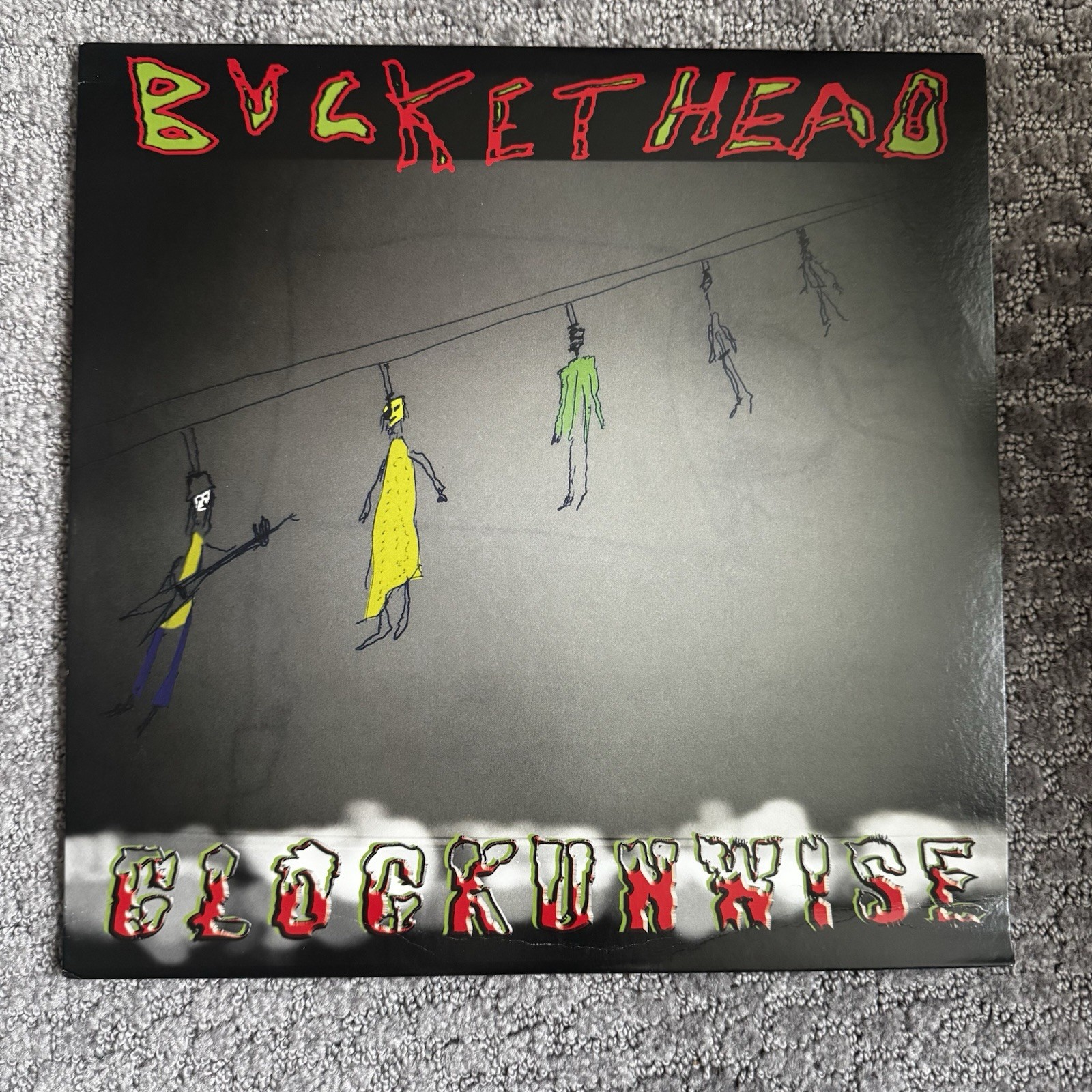 Buckethead ‎Clockunwise (Albino Slug) Vinyl Record (2018) Limited RARE