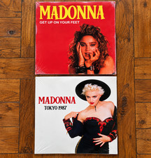 Madonna Vinyl LP Lot of 2 Tokyo 1987 Live + Get Up On Your Feet Rare TV Tracks picture