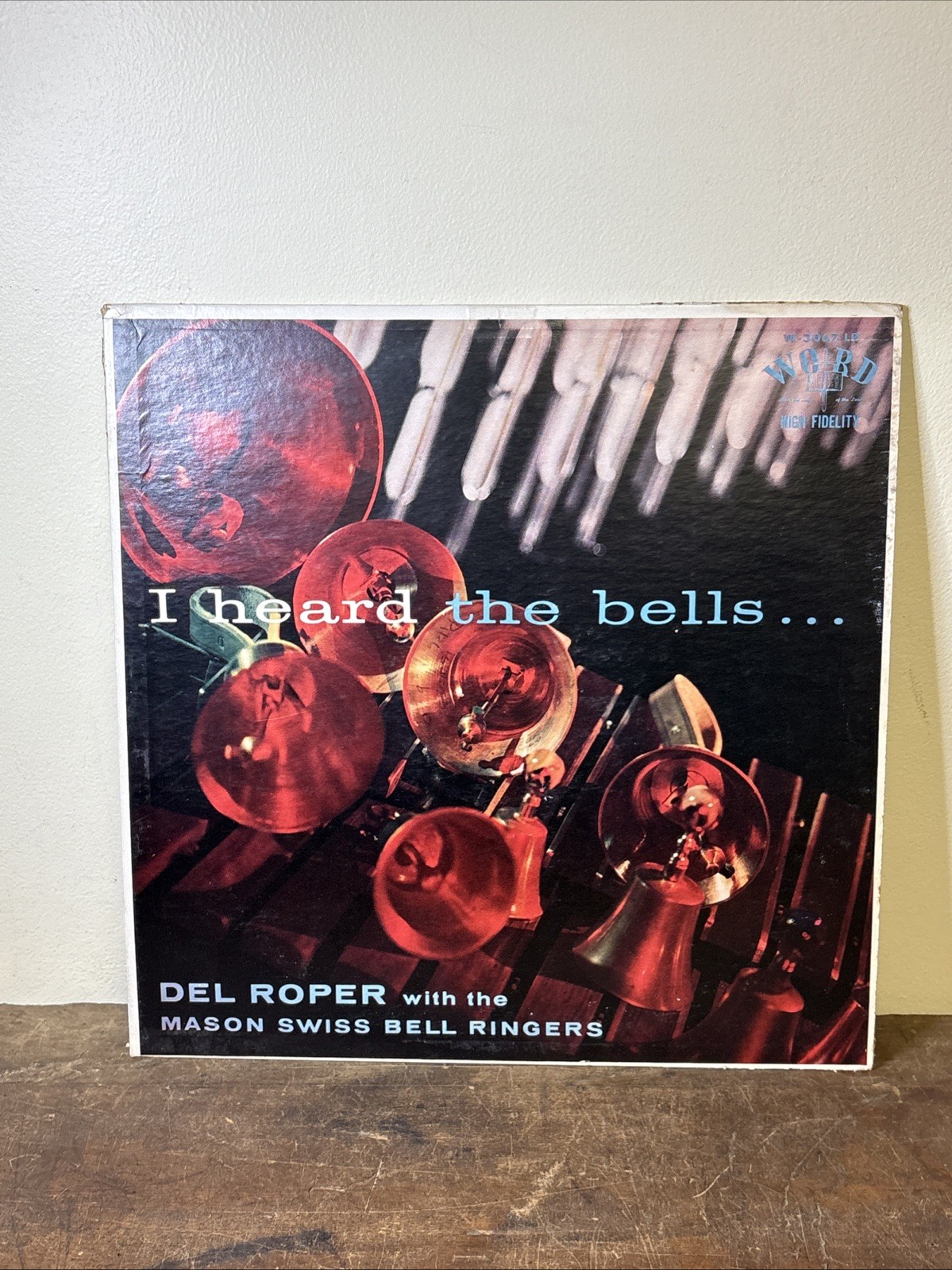 I Heard The Bells Christmas Vtg LP Record Del Roper Mason Swiss Ringers
