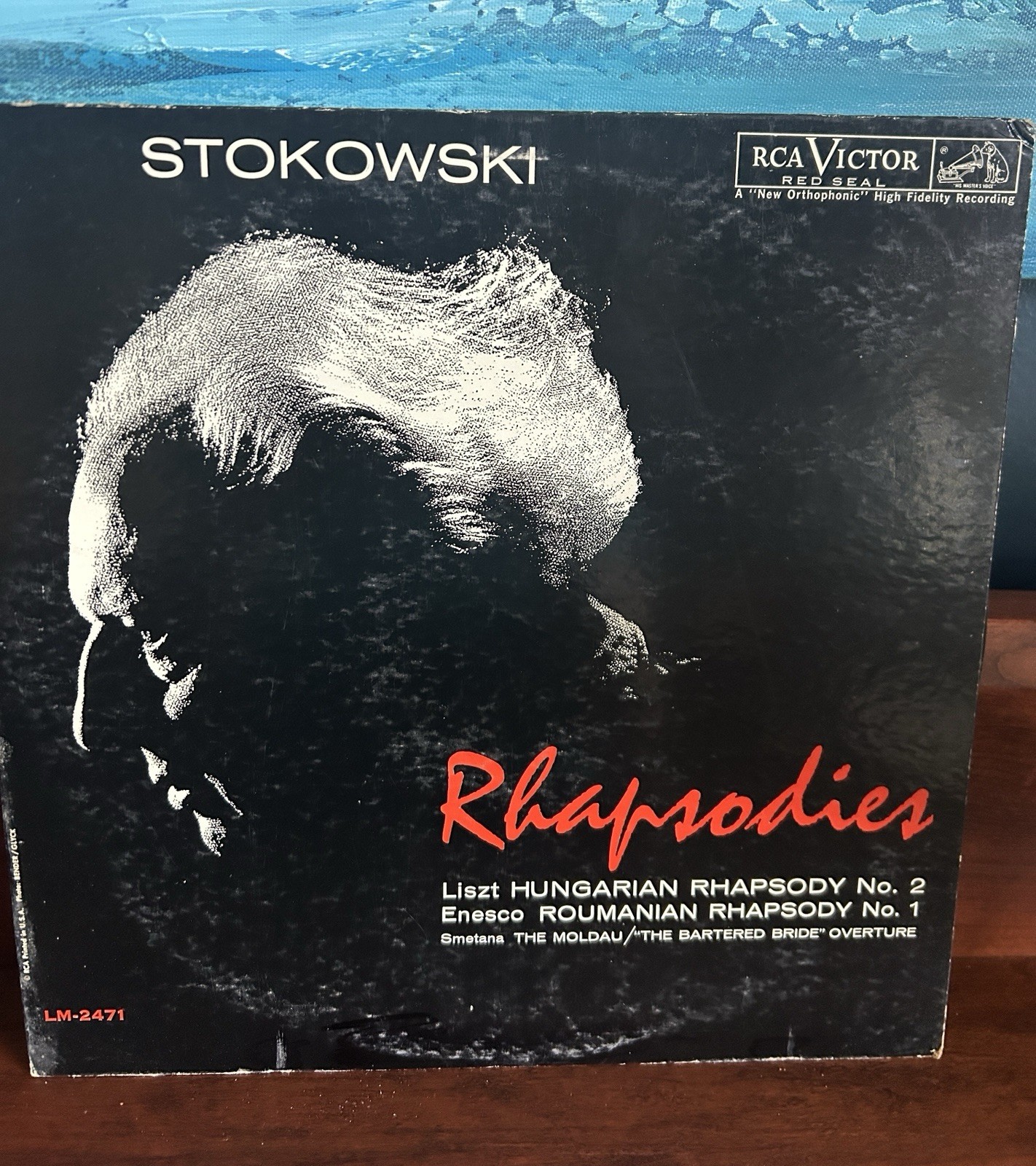 Stokowski Rhapsodies Vinyl LP  RCA Victor LM-2471 Liszt Enesco