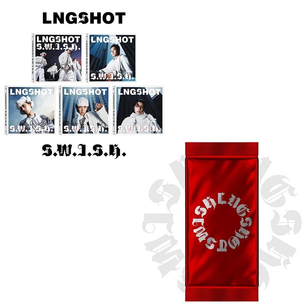 LNGSHOT [S.W.I.S.H.] 1st Mini Album ALL VER. SET(Set of 6 albums in total)+3GIFT
