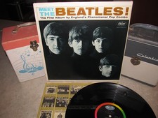 THE BEATLES Vinyl Lp - MEET THE BEATLES - Vintage 1964 Mono Press Beauty picture