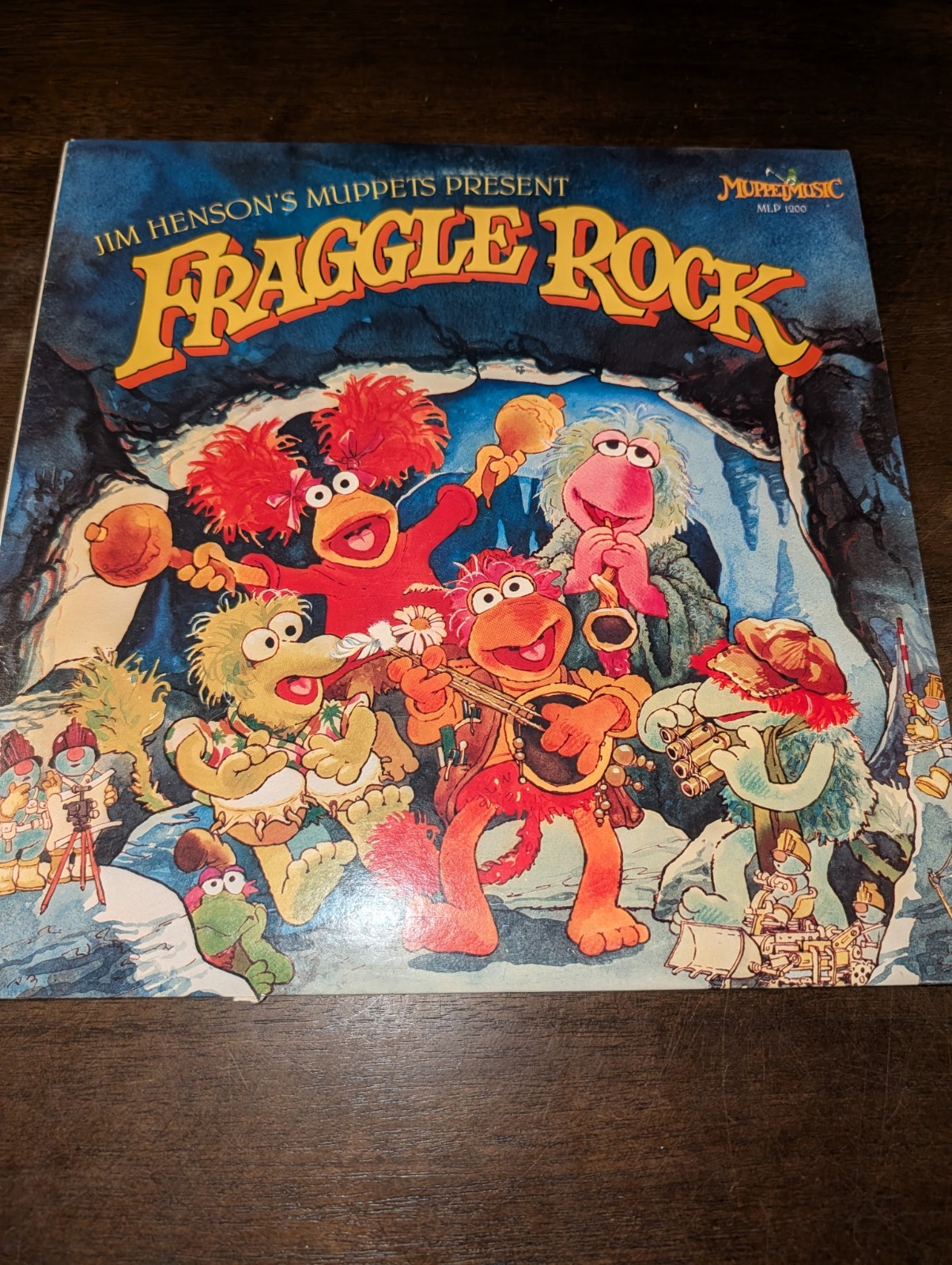 Jim Henson\'s Fraggle Rock LP 1983 Muppet Music MLP 1200 Original Soundtrack VG+