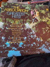 The Association Greatest Hits LP WS 1767 1968 Warner Bros Windy Cherish picture