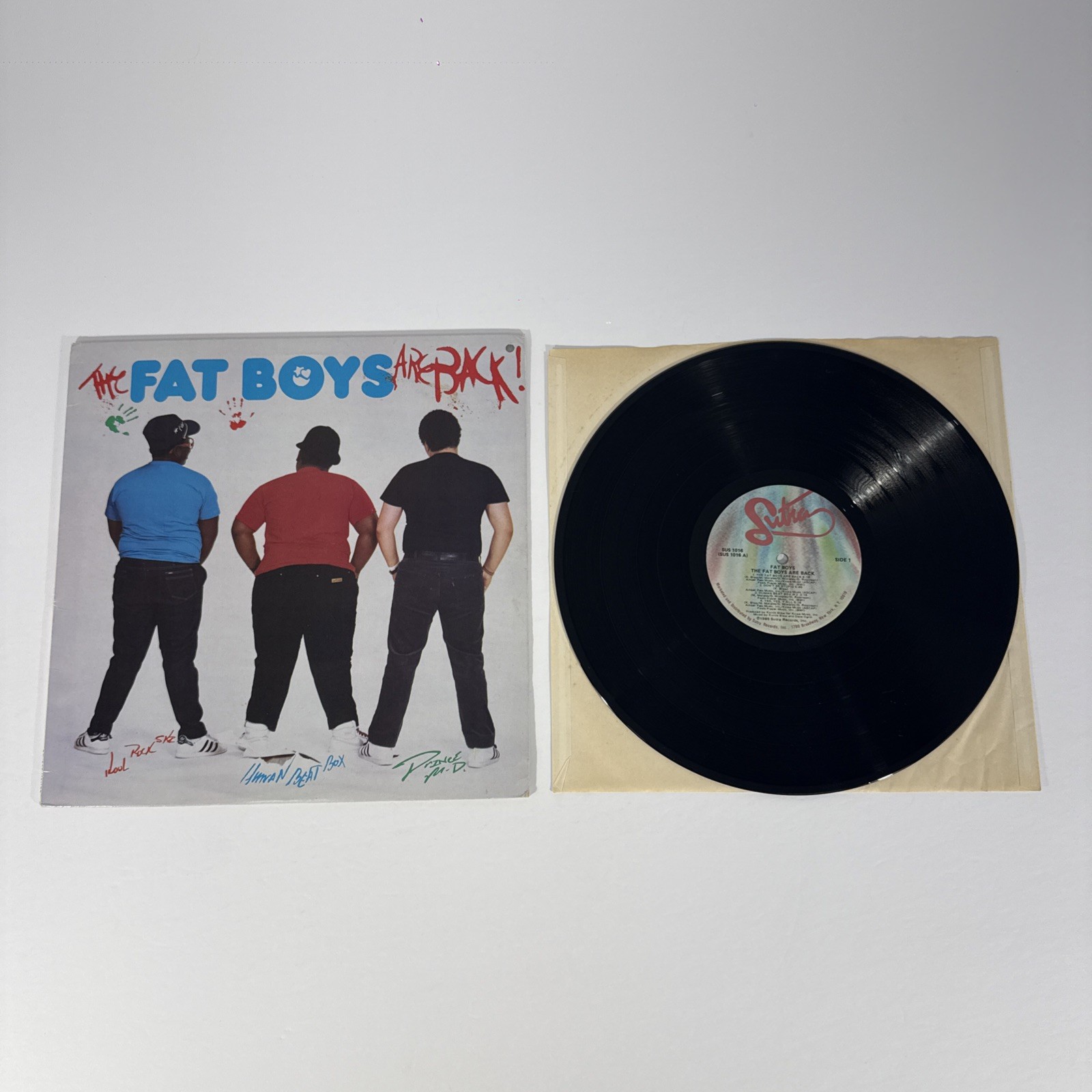 THE FAT BOYS The Fat Boys Are Back (Record 1984) Used Original Pressing