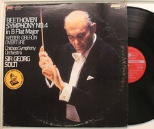 Sir Georg Solti, Chicago Symphony Orchestra Lp Beethoven: Symphony No.4 In B Fla picture