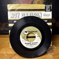 Vintage Signed Roy Orbison 7-inch Vinyl 45 RPM Running Scared Love Hurts Rare picture
