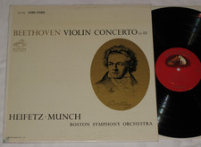 JASCHA HEIFETZ-Beethoven: Concerto In D, Op. 61 (1959) Stereo RCA VICTOR LP picture