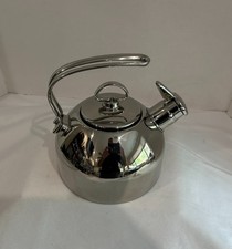 Chantal SL37-19 Classic Tea Kettle 1.8 Qt Stainless Harmonica Whistle *TESTED* picture