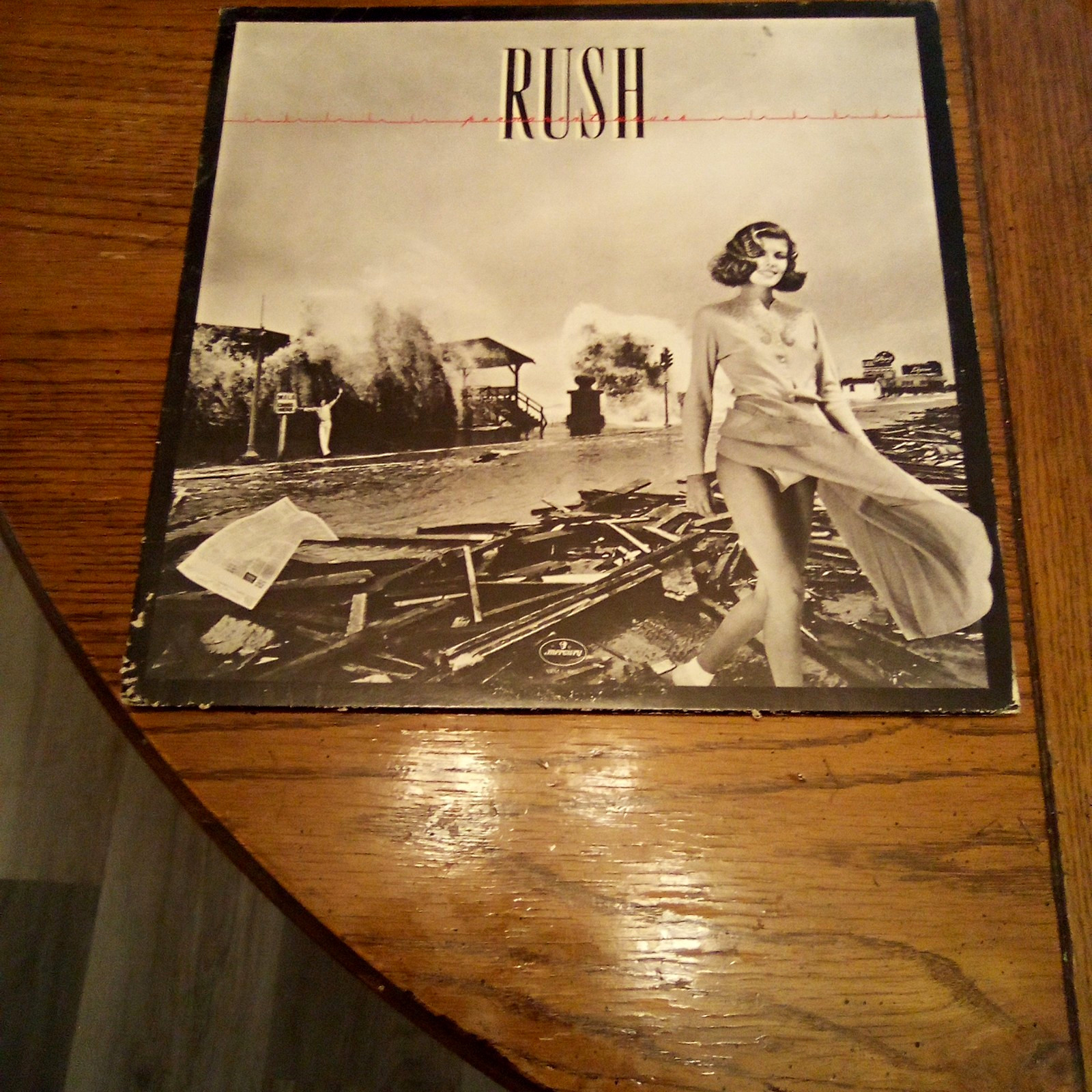Rush Permanent Waves 1980 Vinyl LP Masterdisk HW SRM-4001 EX Vinyl VG