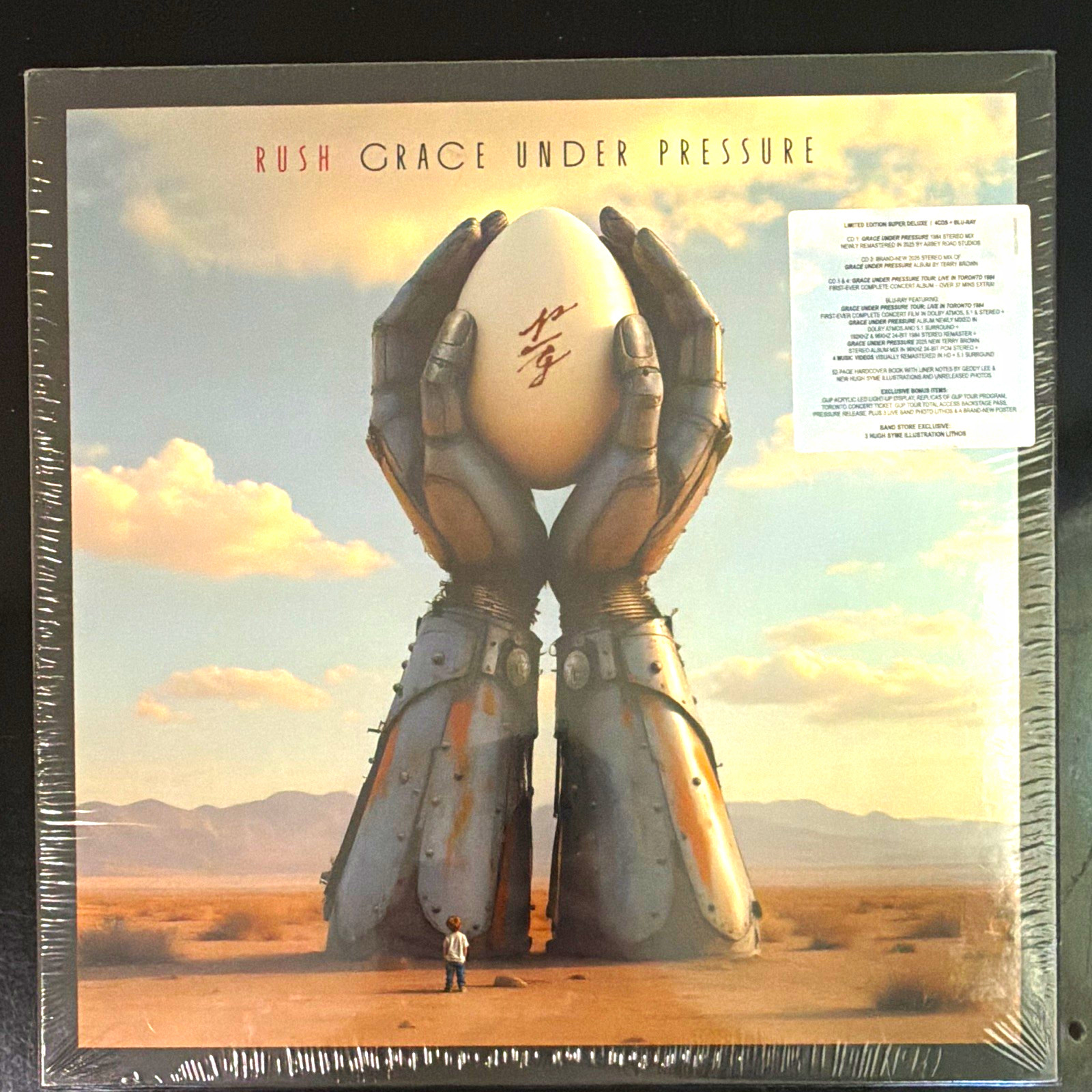 Rush - Grace Under Pressure 4CD + Blu-ray Box Set Anthem 2025 Rock Rem