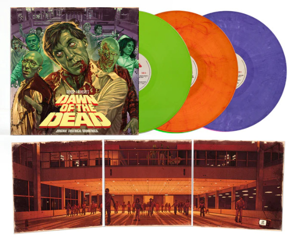George A. Romero's Dawn Of The Dead Colored Soundtrack Vinyl Record Waxworks