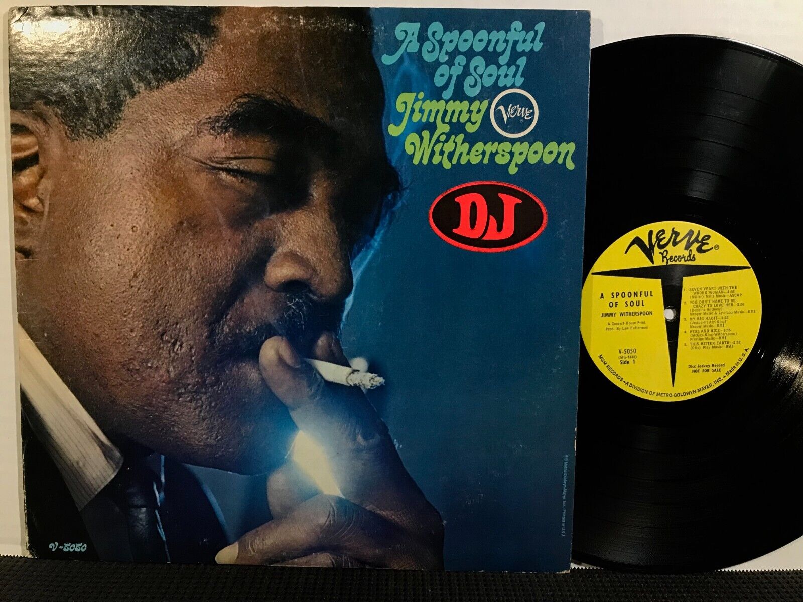 JIMMY WITHERSPOON A Spoonful Of Soul LP VERVE V-5050 MONO DJ PROMO 1961 Jazz