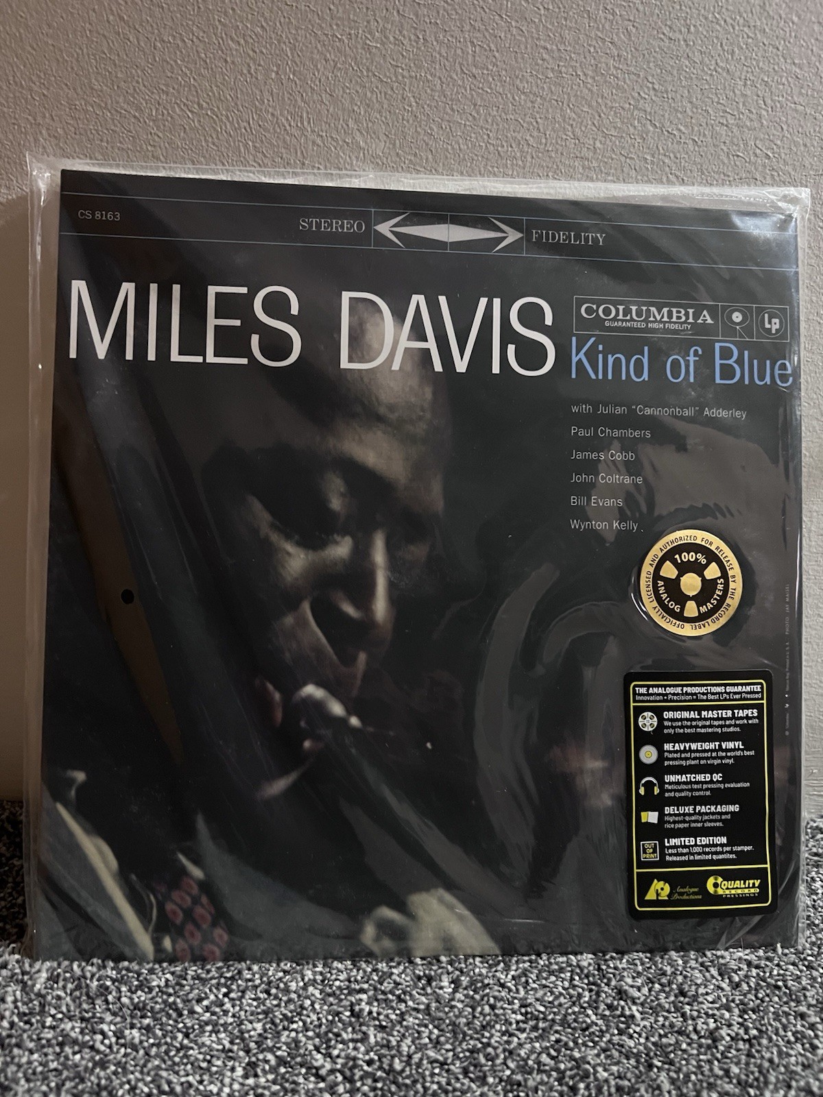 Miles Davis Kind of Blue (Speed Corrected) Sealed 2LP Analogue Productions 2025