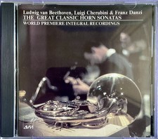 Beethoven, Cherubini, Danzi: The Great Classic Horn Sonatas - Ifor James CD 1991 picture