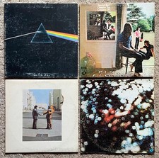 Lot of 4 PINK FLOYD Vinyl LPs: DARK SIDE MOON Ummagumma WYWH Obscured By Clouds picture