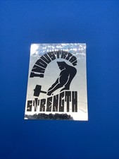 Vintage Industrial Strength Records Chrome Sticker Lenny Dee Hard-Core Techno picture