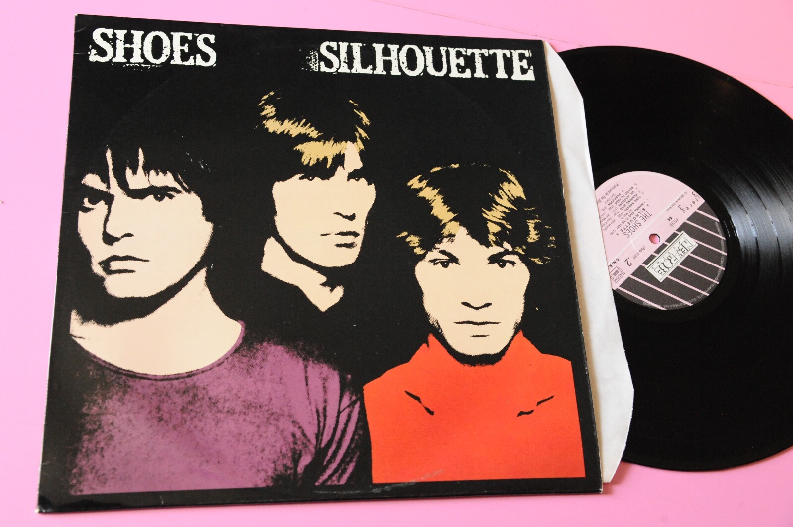 SHOES LP SILHOUETTE ORIG FRANCE 1984 NM LAMINATED COVER