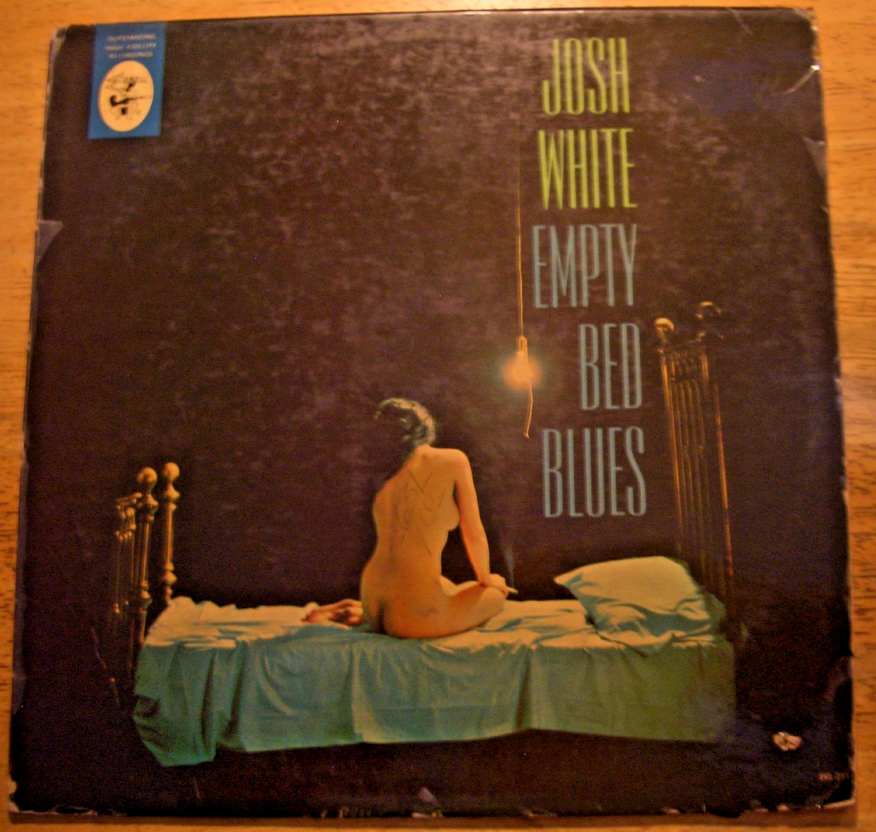 JOSH WHITE ~EMPTY BED BLUES  ~  1962  MONO  LP ~ RECORD ~ VG+  COVER VG+