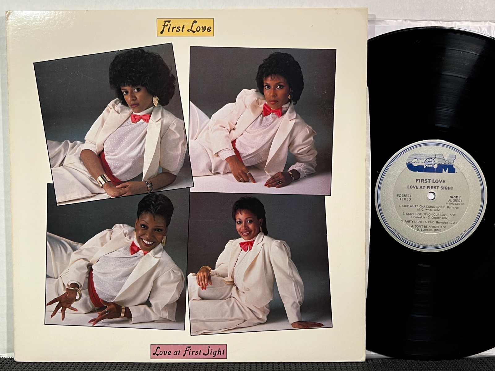 FIRST LOVE Love At First Sight LP CIM CHYCAGO INTL MUSIC 1982 Boogie Soul Funk