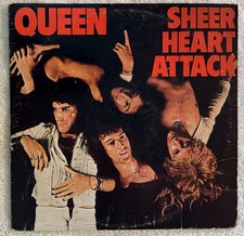 Queen - Sheer Heart Attack Vinyl LP Record 1974, G+ / VG+ picture